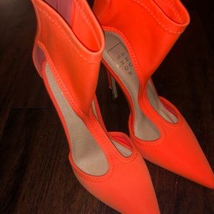 Orange stilettos